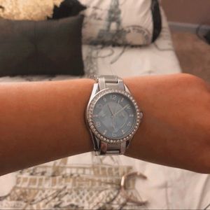 Fossil Watch in light blue